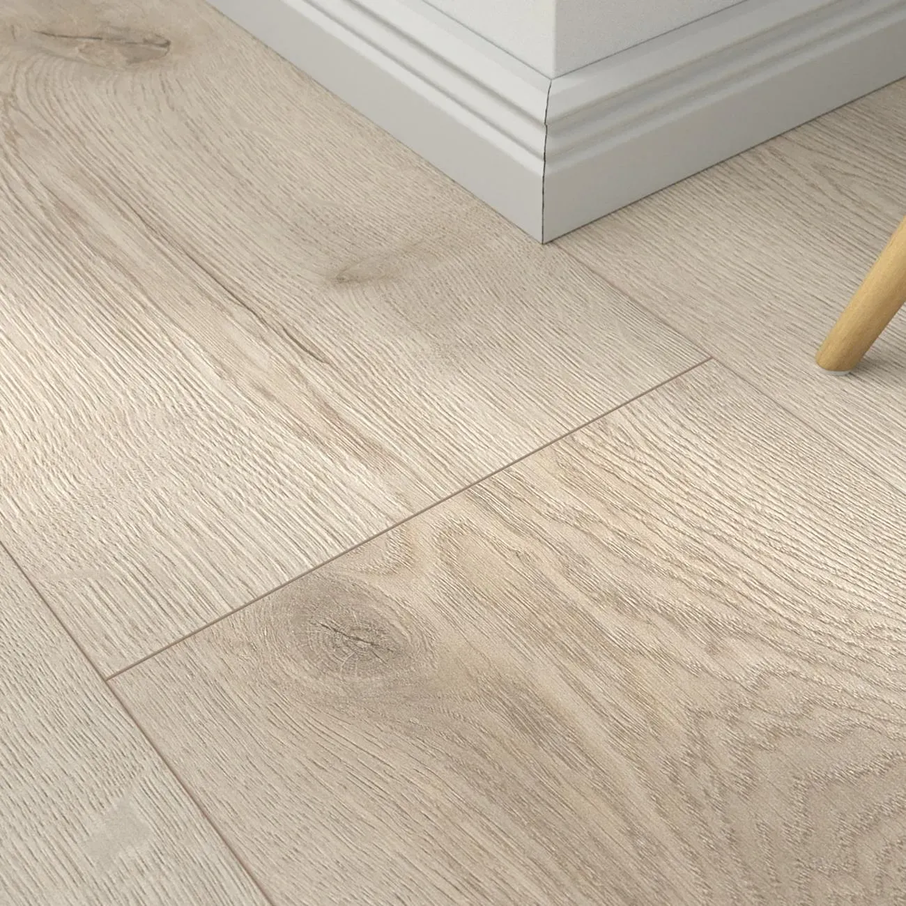 Laminat Berg Eiche Beige – inkl. Dämmung & Fußleisten