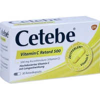 Cetebe Vitamin C retard 500 mg Kapseln 30 St.