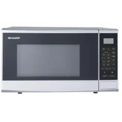 Sharp R270S, Über den Bereich, Solo-Mikrowelle, 20 l, 800 W, Tasten, Silber