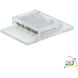 Paulmann Zubehör für MAX LED STRIPE Clip-to-Clip Verbinder, 2er-Set, weiß, für unbeschichtete Strips PAUL-70618