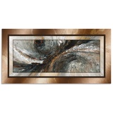 ARTland Wandbild Gold Abstrakt 2 100x50cm