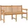 vidaXL Gartenbank 150 x 61 x 92 cm Braun