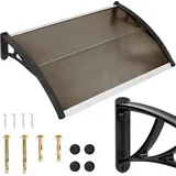 OEM Vordach 150 x 80 cm braun