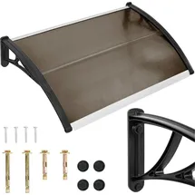 OEM Vordach 150 x 80 cm braun