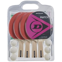 Dunlop Match 4 Player Tabletennis Set