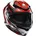 E2206 Mplk Integralhelm White Red Grey XS