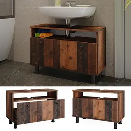 Vicco Waschbeckenunterschrank Fynn Oldstyle 80.2 x 54 cm mit Schublade