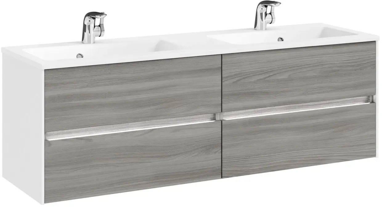 Pelipal Serie 6010 Waschtischunterschrank 6010-WTUSLB09, B:1820, H:512, T:493mm 6010-WTUSLB09