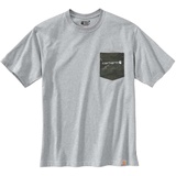 CARHARTT Camo Pocket Graphic T-Shirt, grau, Größe S