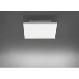 just light. JustLight LED Deckenleuchte Canvas weiß 29,5 x 29,5 cm dimmbar
