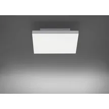just light. JustLight LED Deckenleuchte Canvas weiß 29,5 x 29,5 cm dimmbar