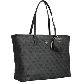 GUESS Shopper Power Play II Large Tech Tote Coal Logo