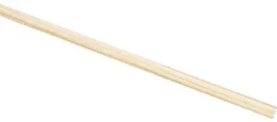 Holzbesenstiel 24mm 120cm, Rundkopf - natur