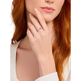 Thomas Sabo Solitärring mit rotem Stein silber 54