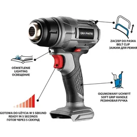 Graphite Graphite, Heissluftföhn, technical dryer 270 W 58G082