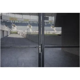 Locinox Schließblech mit Anschlag für Rohrrahmenschloss 270x56x10 Alu Silber
