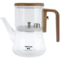 760 Ml Magnetische Glas-teekanne Mit Wassertrennsystem, Transparenter Teekanne Mit Sieb Und Hitzebeständigem Griff