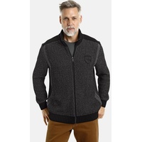 Jan Vanderstorm Strickjacke HALSTEN in schwarz | Gr.: XXL