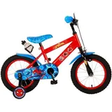 Ultimate Spider-Man Kinderfahrrad - Jungen - 14 Zoll - Rot/Blau - Rot