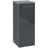 Villeroy & Boch Avento Seitenschrank A89500B1 35x89,2x37cm, Crystal Grey, Anschlag links