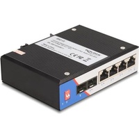 DeLock Black Box Netzwerk-Switch Unmanaged Gigabit Ethernet (10/100/1000) Schwarz