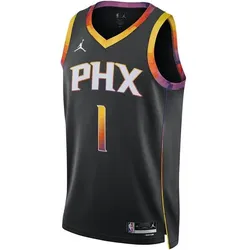 NIKE Herren Fantrikot PHX MNK DF SWGMN JSY STM 22, BLACK/BOOKER DEVIN, XL