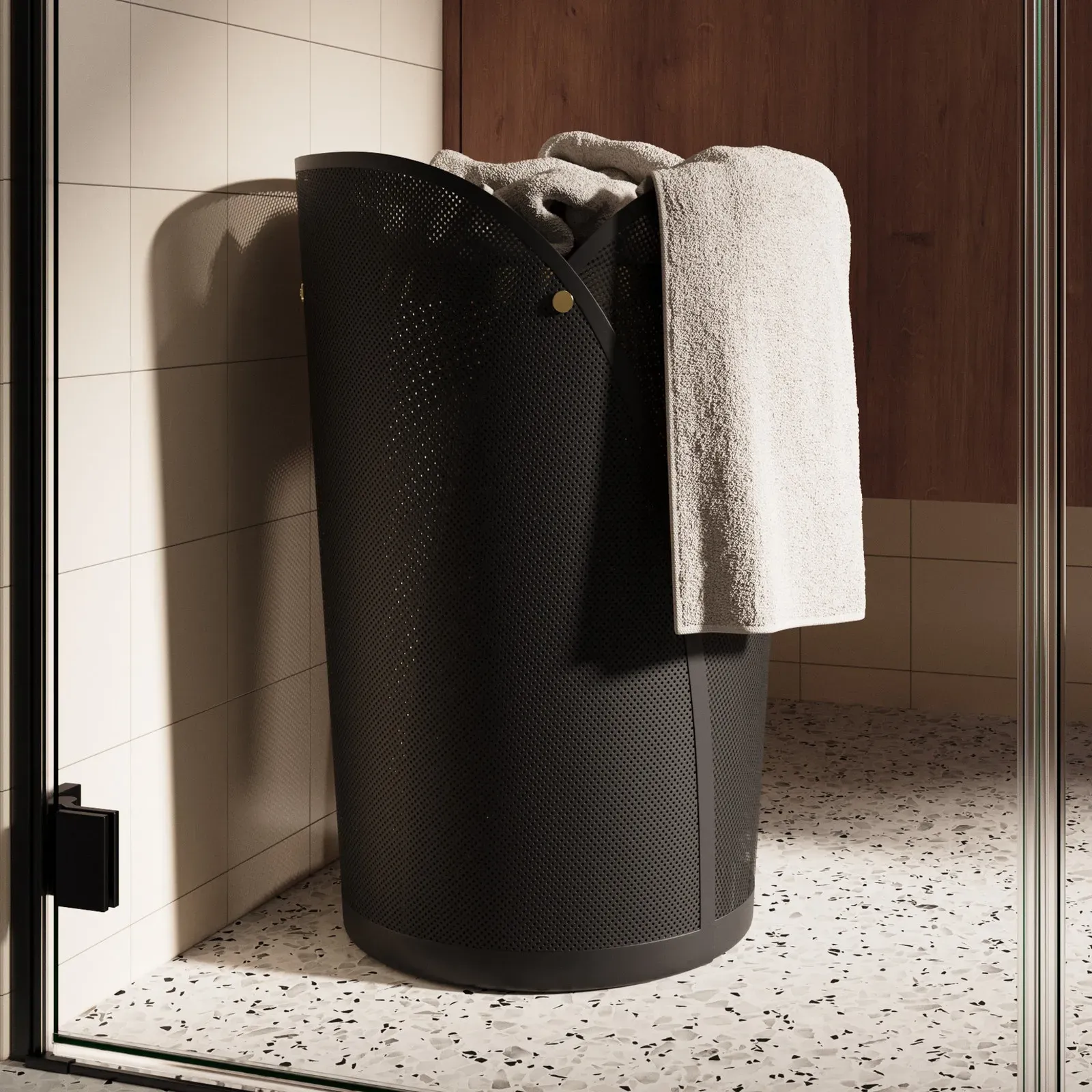 Aufbewahrung GEJST, Oya, Grau, für Wohnzimmer, Metall, Design - 68.4
