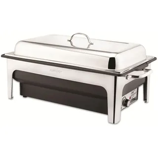 APS Elektro-Chafing Dish, Speisewärmer, Silber