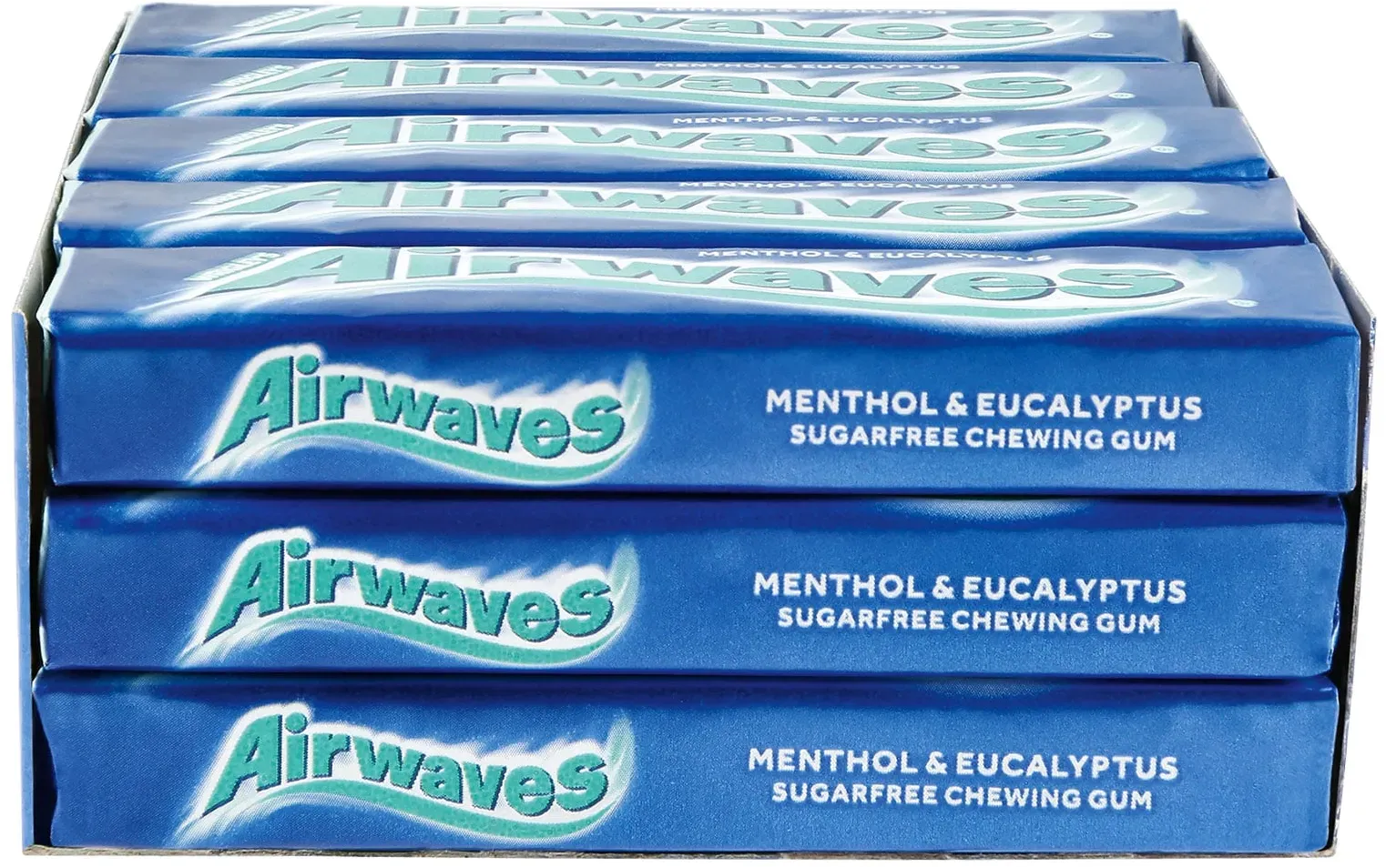 Airwaves Menthol & Eukalyptus zuckerfrei 12 Stück, 30er Pack