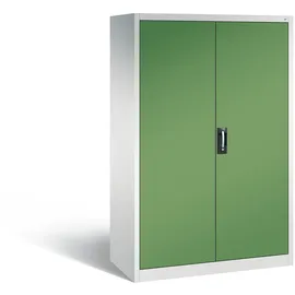 C+P CP-Möbel Aktenschrank 120 x 60 x 195 cm grau / grün