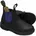 Chelsea-Boots Schwarz/Blau 34
