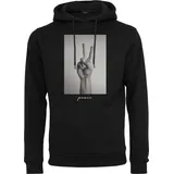 Mister Tee Peace Sign Kapuzenpullover Black S