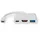 Nedis USB Multi-Port-Adapter USB 3.2 Gen 1 - USB-CTM Stecker, HDMITM Ausgang, USB-A Buchse, USB-CTM Buchse, 5 Gbps, weiß