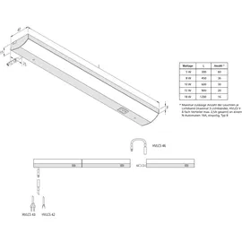 Hera LED-Unterbauleuchte 20202580103