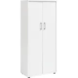 MÖBELPARTNER Aktenschrank Serie 200 65,1 x 34,5 x 146,9 cm weiß