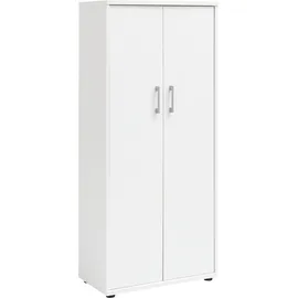 MÖBELPARTNER Aktenschrank Serie 200 65,1 x 34,5 x 146,9 cm weiß