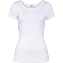 FLASHLIGHTS T-Shirt Packung, 3-er Pack, 3 Stk. Kurzarm, sehr figurbetonte Passform, aus Feinrippstoff Gr. 48/50, schwarz, marine, weiß, , 94059114-48