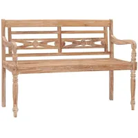 VidaXL Batavia-Bank 120 x 58 x 84 cm Braun