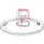 Thomas Sabo TR2459-052-9-54 Silberner Ring mit pinkfarbenem Goldbären und Zirkonia Damen