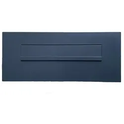 FLAT Design Briefkasten Frontplatte ohne Namensschild in RAL 7016 - CDX-4