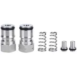 Ausla Ball Lock Keg Posts Teile Edelstahl 304 Heimgebraut mit O-Ring-Dichtung für Cornelius Corny Keg Bier 9/16in‐18 Brau Zubehör