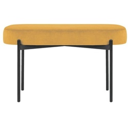 meet Ovale Bank »Gaia M« mit Stoffbezug rot, 79x45.5x42 cm