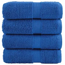 Premium-Waschlappen 4 Stk. Blau 30x30cm 600 g/m2 100% Baumwolle