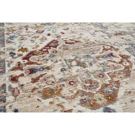 LUXOR LIVING Rocco Teppich 120 x 160 cm Blau/Creme