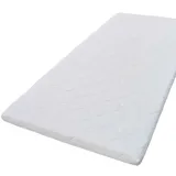 Crownmiller Topper Titan 90x200cm extra fest, Höhe 7 cm, 7-Zonen, Bezug waschbar bis 60°C