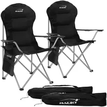 Hauki Campingstuhl 2Er Set Schwarz