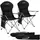 Hauki Campingstuhl 2Er Set Schwarz