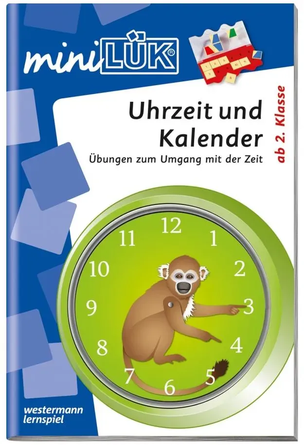 mini LÜK Uhrzeit und Kalender (Überarbeitung), sortiert - 0461-7