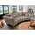 Home Affaire Big-Sofa HOME AFFAIRE "Tassilo geschwungene Formensprache, bequem, Mega Sofa, Breite 350cm", braun (hellbraun), B:350cm H:95cm T:110cm, 100% Polyester, Sofas, Big-Sofa