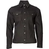Rokker Rider Light Motorrad Hemd Schwarz M
